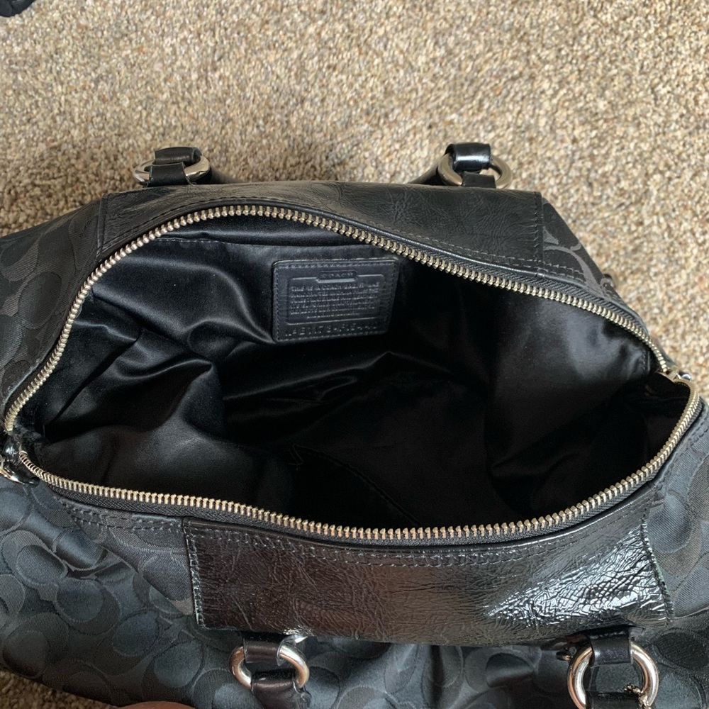 Coach Legacy Satchel with signature C print - Picture 6 of 6
